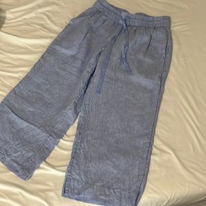 J Crew Women’s Petite Medium Linen Pant
